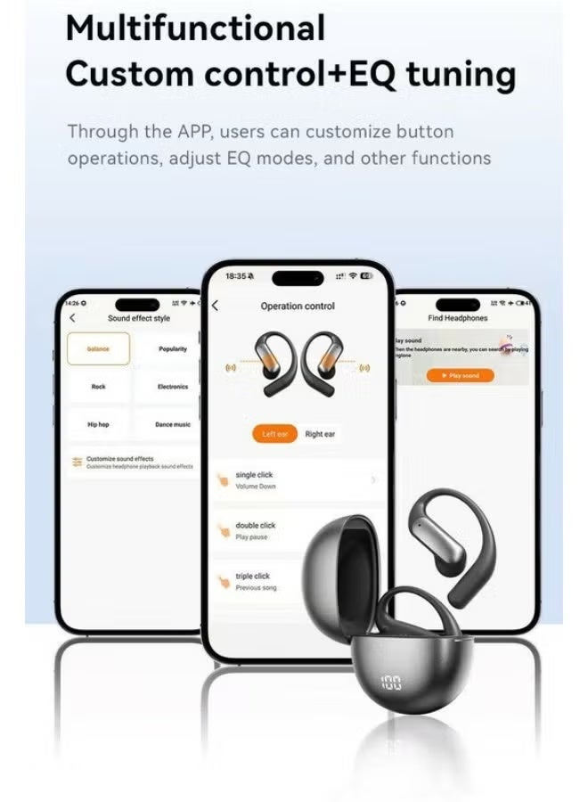 M9 AI Wireless Earphones with Smart Translation | Noise Reduction Bluetooth Headset, Hands-Free Calling, Touch Control, Long Battery Life for Work, Travel & Daily Use - Image 5